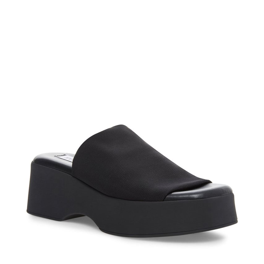 Sandalias de Plataforma Steve Madden Slinky30 Mujer Negras | ES CUSE86